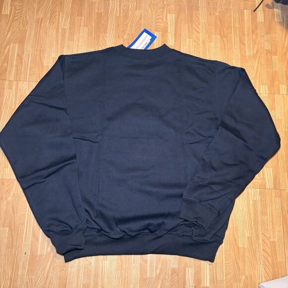 Blair Beary Christmas Sweatshirt Bears Tree Graphic Black Holiday Crewneck L NWT - Picture 5 of 5